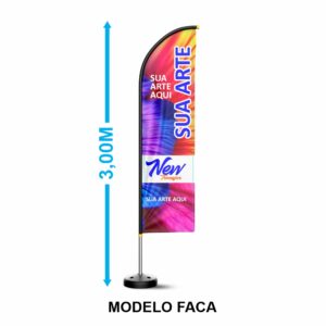 Wind Banner - Faca - 3 mts