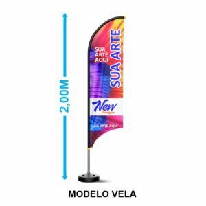 Wind Banner - Vela - 2 mts