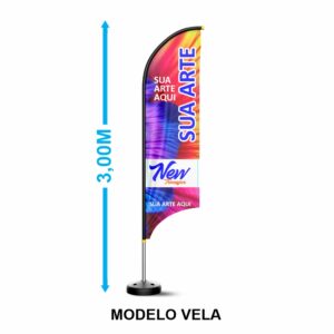 Wind Banner - Vela - 3 mts